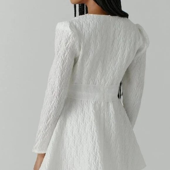 Sister Jane Long-Sleeve Jacquard Mini Dress - Picture 5 of 10